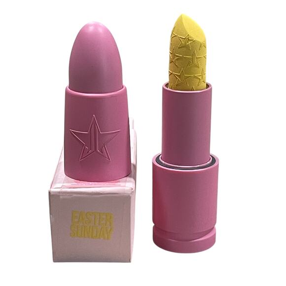 Jeffree Star Velvet Trap Lipstick Easter Sunday Pale Yellow Matte - Picture 1 of 4